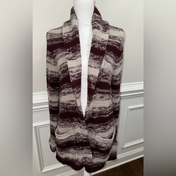 Garnet Hill Sierra Sweater Cardigan Alpaca Wool Blend no size see measurements - Picture 3 of 8